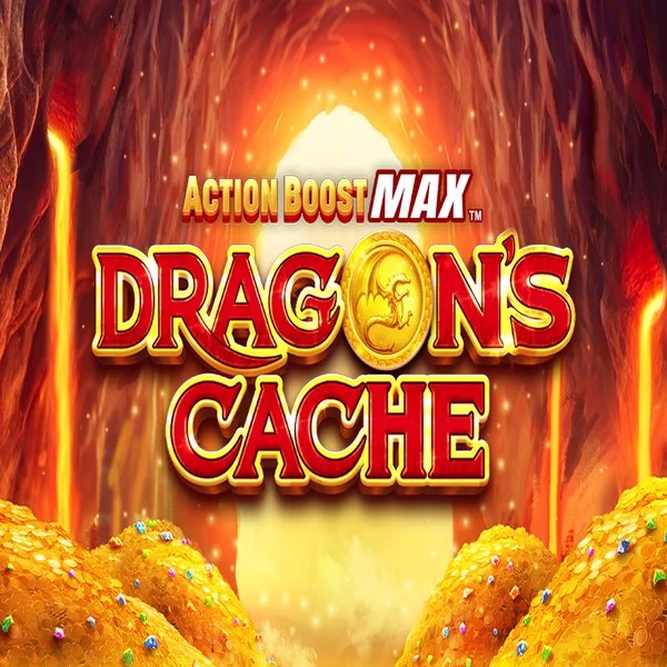 Action Boost Max Dragon's Cache logo by SpinPlay Games SpinMaya Casino