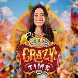 Crazy Time logo by Evolution at SpinMaya CasinoCrazy Time