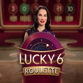 Lucky 6 Roulette online game logo by Pragmatic Play on spinmayascasino.com