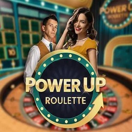 Enjoy PowerUP Roulette by Pragmatic Play – logo hosted on spinmayascasino.com
